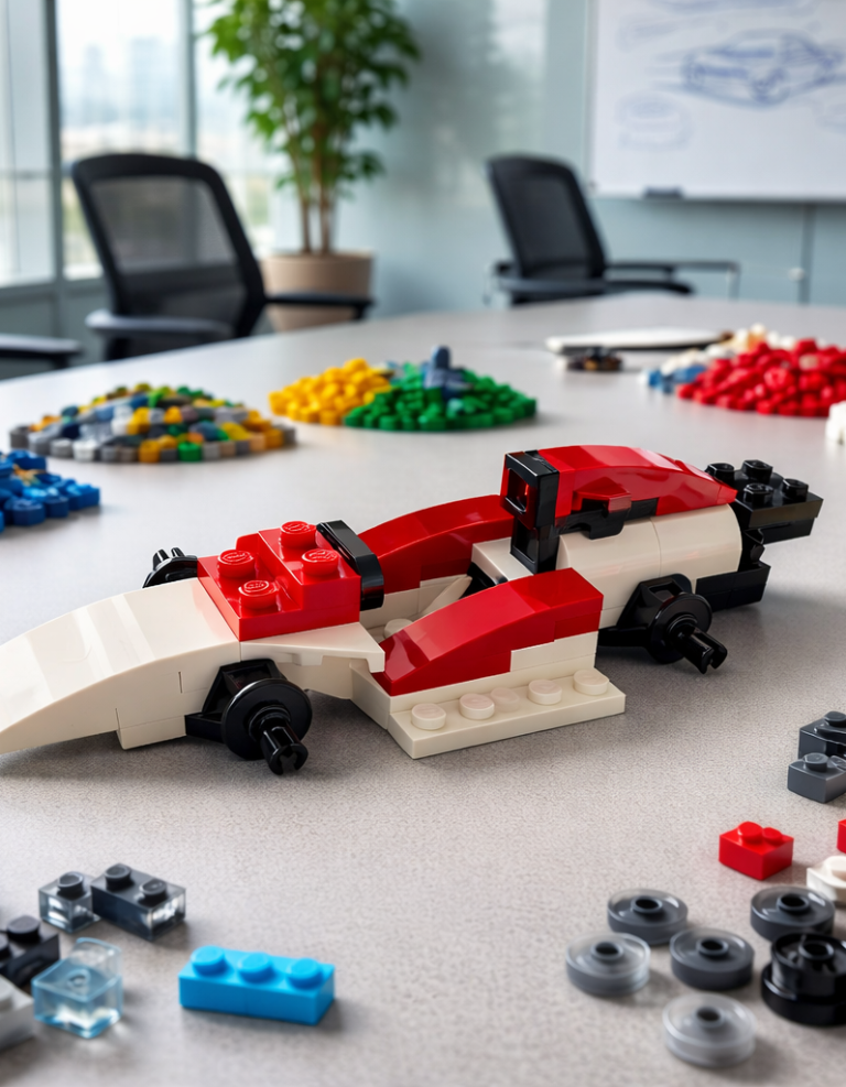 Lean Planspiel in Aktion